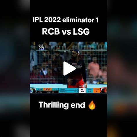 rcb vs lsg highlights